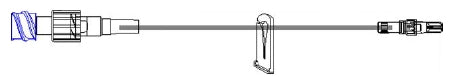 ICU Medical - Extension Set 7.5 Inch Tubing 2 Ports DEHP-Free - SFP1391