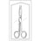 Econo - Operating Scissors 5-1/2 Inch Length Floor Grade Stainless Steel Sterile Finger Ring Handle Straight Sharp Tip / Sharp Tip - 96-2523