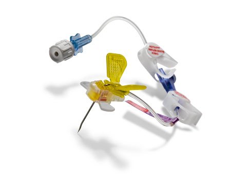 Bard PowerLoc Huber Infusion Set 20 Gauge 1 Inch 8 Inch Tubing Y-Site Injection Port - 672010