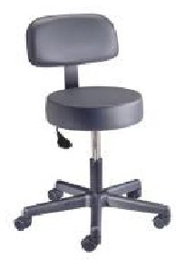 Brewer/Dental - Stool Contoured Backrest Black - VS-1-C-PR40