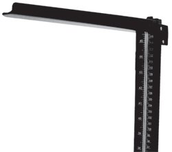Health O Meter 400 Series Height Rod Metal Balance Beam Scale - 402KLROD