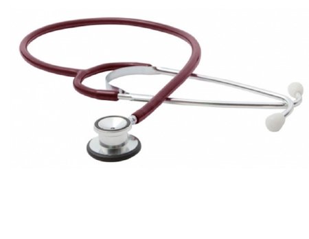Proscope 675 - Pediatric Stethoscope Burgundy 1-Tube 21 Inch Tube Double-Sided Chestpiece - 675BD