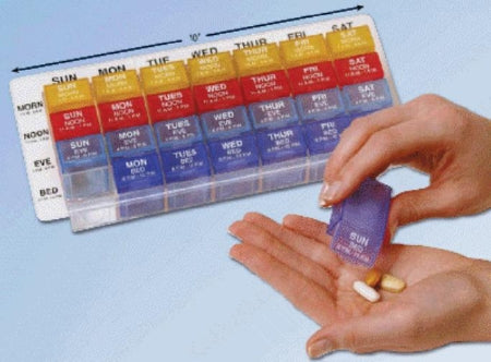 Med-Control Tray - Pill Organizer 7 Day 4 Dose - 67771