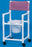 IPU Standard Commode / Shower Chair Fixed Arm PVC Frame Mesh Back - VL SC17 WINEBERRY