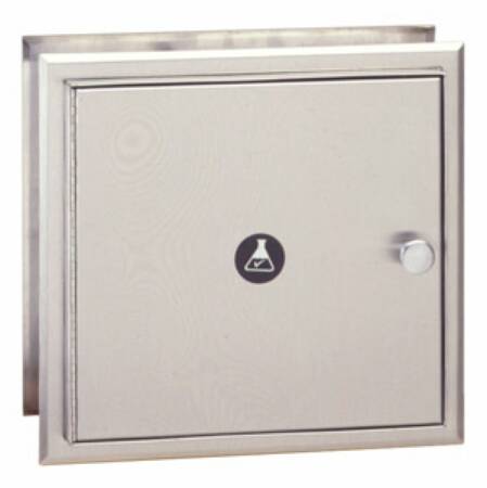Lagasse Specimen Pass-Thru Cabinet In Wall Mount Stainless Steel Interlocking - BOB505