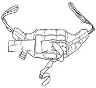 Hoyer - Deluxe Stand Assist Sling Medium 125 to 200 lbs. Weight Capacity - NA13500N