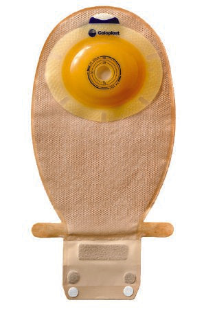Coloplast SenSura EasiClose Filtered Ostomy Pouch One-Piece System 11 1/2 Inch Length, Maxi 1-1/8 Inch Stoma Drainable Convex Light, Pre-Cut - 15624