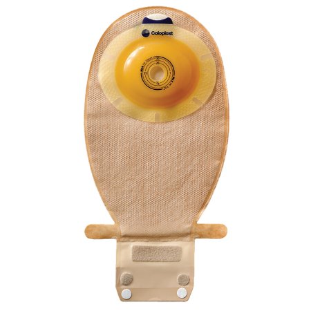 SenSura EasiClose - Ostomy Pouch One-Piece System 11-1/2 Inch Length, Maxi 1-1/8 Inch Stoma Drainable Convex Light, Pre-Cut - 15624