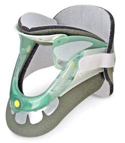 Aspen Vista - Rigid Cervical Collar Preformed Adult One Size Fits Most Two-Piece / Trachea Opening Adjustable Height Adjustable Neck Circumference - Aspen Medical Products - 984000
