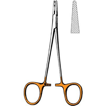 Surgi-OR - Needle Holder 5-1/4 Inch Length Serrated Jaw Finger Ring Handle - 95-133