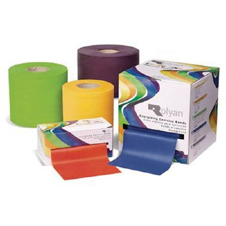 Rolyan - Exercise Resistance Band Lime 4 Inch X 50 Yard Level 3 Resistance - 561317