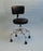 Brandt Industries Exam Stool Backrest 5 Casters Black - 12122