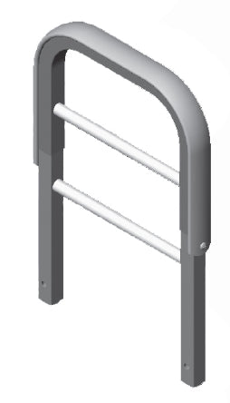 UltraCare XT - Bed Grab Bar Chrome Finish Aluminum - F025AL