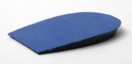 AliMed Leg-Length Discrepancy Pads - Heel Lift Medium Fabric / Viscoelastic Polymer Blue Male 6-1/2 to 8-1/2 / Female 9 to 12 - 6991