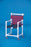 IPU - Shower Chair ipu Fixed Arm PVC Frame Mesh Back 18 Inch Seat Width - SC717G