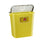 Bemis Sentinel - Chemotherapy Waste Container 15-7/8 H X 16-1/2 L X 11-13/16 W Inch 8 Gallon Yellow Base / White Lid Horizontal / Vertical Entry Gasketed Hinged Lid - 208 040