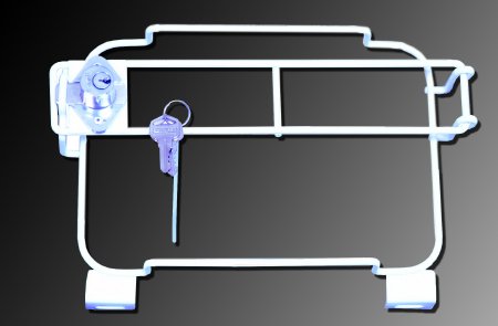 Medegen Medical Products - Sharps Collector Bracket Locking Wall Bracket Metal - 8782