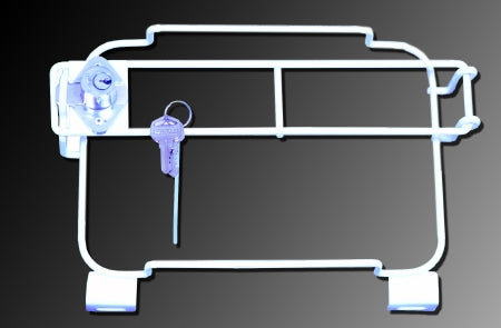 Medegen Medical Products LLC Sharps Collector Bracket Locking Wall Bracket Metal - 8782