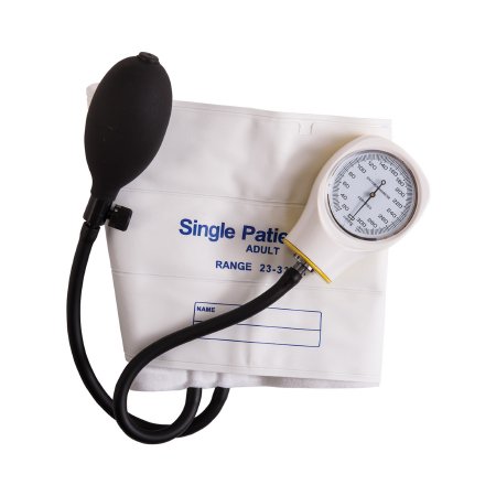 Mabis - Aneroid Sphygmomanometer Unit 2-Tubes Adult Large Cuff - 06-148-196