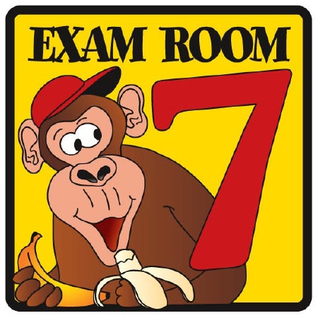 Clinton - Door Sign Room Sign Exam Room 7 - EX 7