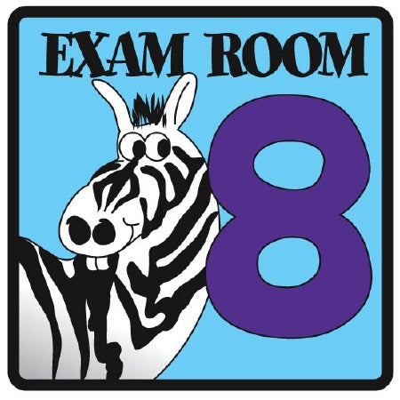 Clinton Industries Clinton Room Sign Exam Room 8 - EX 8