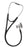 Harvey DLX - Cardiology Stethoscope Green 1-Tube 17 Inch Tube Double-Sided Chestpiece - 5079-328