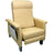 Winco Elite Care Cliner XL Recliner Taupe Vinyl, Liquicell 5 Inch Nylon Casters 5 Inch Nylon Casters - 6910-03