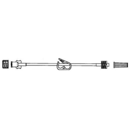Vygon - Extension Set 14 Inch Tubing Without Ports 0.28 mL Priming Volume DEHP-Free - AMS-395-1