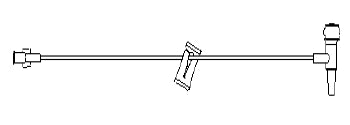 MPS Medical Extension Set 38 Inch Tubing 1 Port 1.5 mL Priming Volume - EB-038-12