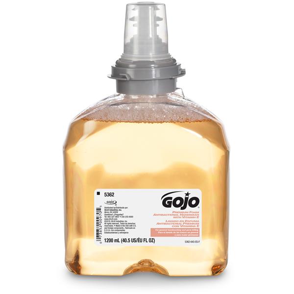 Gojo Industries Inc Handwash Antibacterial Foam 1200 Ml Refill Fruit Ea, 2 Ea/Ca - 5362-02