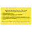 Tabbies Patient Responsibility Labels, Fluorecent Chartreuse - 3-1/4"W x 1-3/4"H, 250 per Roll - MAP1560