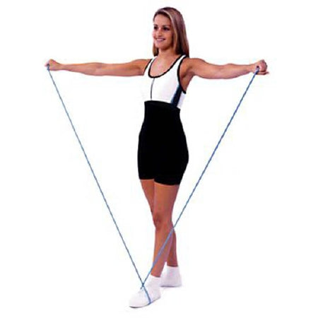 Patterson Medical Supply REP Band Exercise Resistance Tubing Blue 100 Foot Length Level 4 Resistance - 514804