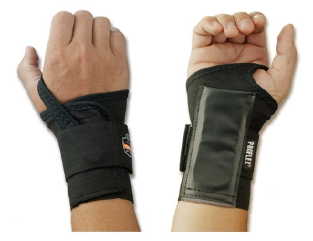 Ergodyne Proflex 4000 Wrist Support ProFlex 4000 Single Strap / Open-Center Stay Elastic Left Hand Tan Medium - 70114