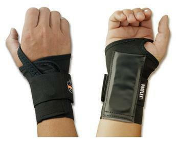 Ergodyne Proflex 4000 Wrist Support ProFlex 4000 Single Strap / Open-Center Stay Elastic Left Hand Tan Large - 70116