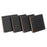 US Plastic Corp. Rubber and Cork Anti-Vibration Pads - 7/8" x 4" x 4" - Pack of 4 - CP4X4-P4
