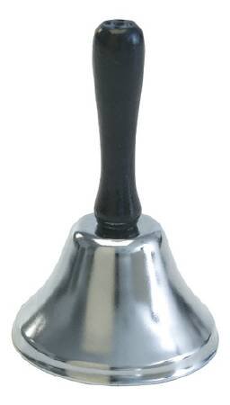 Graham-Field - Call Bell Handle Held Wooden Handle / Steel Bell 4 Inch - 3162