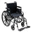 Drive Medical Cruiser III Lightweight Wheelchair Dual Axle Full Length Arm Flip Back, Padded, Removable Arm Style Mag Wheel Black 18 Inch Seat Width 300 lbs. Weight Capacity - K318DFA-SF