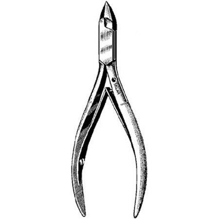 Sklar - Cuticle / Nail Nipper Convex Jaw 4 Inch Length German Stainless Steel - 97-1240