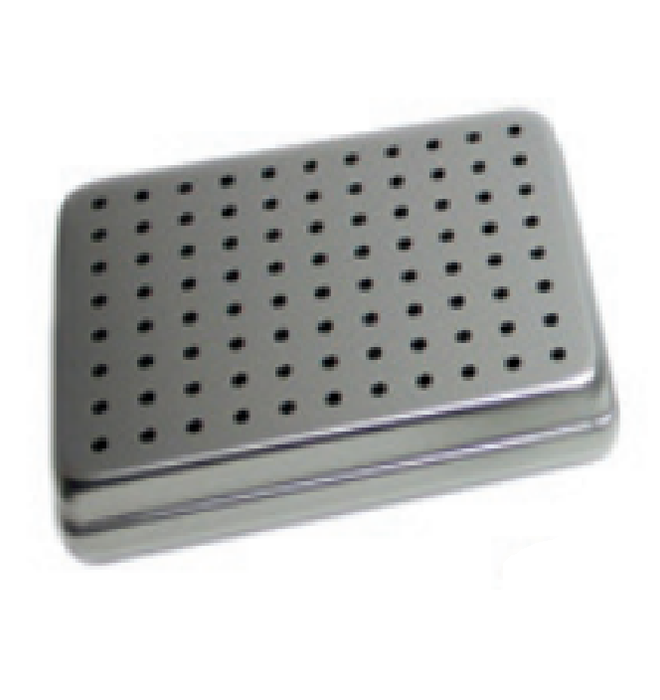 Healthmark Metal Micro Tray with Holder - 11" x 7" x 1.5" in
