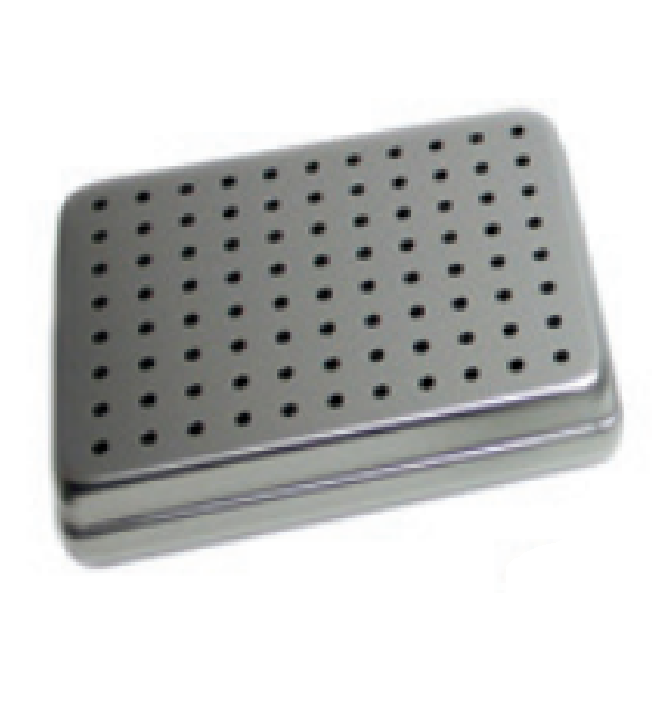 Healthmark Metal Micro Tray with Holder - 11" x 7" x 1.5" in