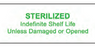 Healthmark Preprinted Message Label, Sterlized Indefinite Shelf Life - 2.5" x 1" in, 1000 Per Roll - HMK-CSW-1216