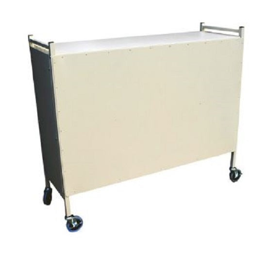 Privacy Mobile Chart Rack Omnimed Economy Privacy Style Chart Racks (Wired Dividers & Lockable ...