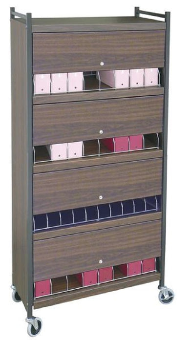 Omnimed Economy Closed Style Chart Rack (Locking Option), Beige