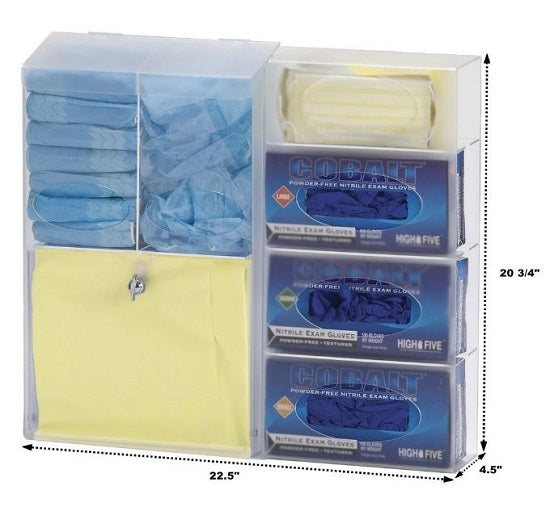 Omnimed 307005 Medical Isolation Station - Acrylic