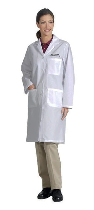 Fashion Seal Uniforms - Lab Coat White Size 4 Knee Length Reusable - 486-SZ4