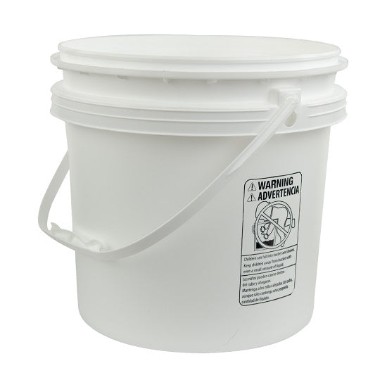  Bucket with Handle White 