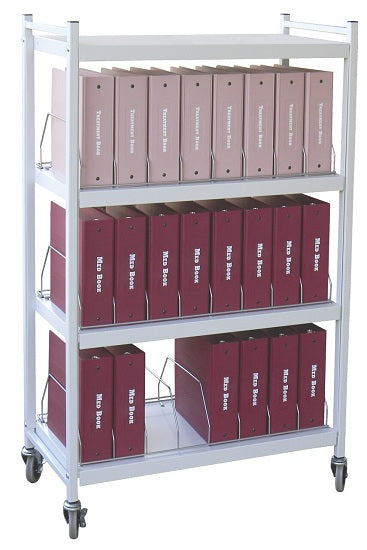 Omnimed Economy Open Style Chart Racks (Wired Dividers)- Beige