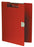 Covered Poly Clipboards Red