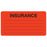Tabbies Insurance Labels - 3-1/4"W x 1-3/4"H, 250 per Roll