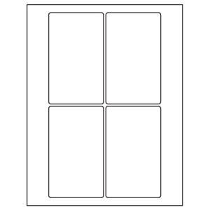 Tabbies Laser / Inkjet Label Sheets, -5" H x 3" W, - 400 per Pack - 40154